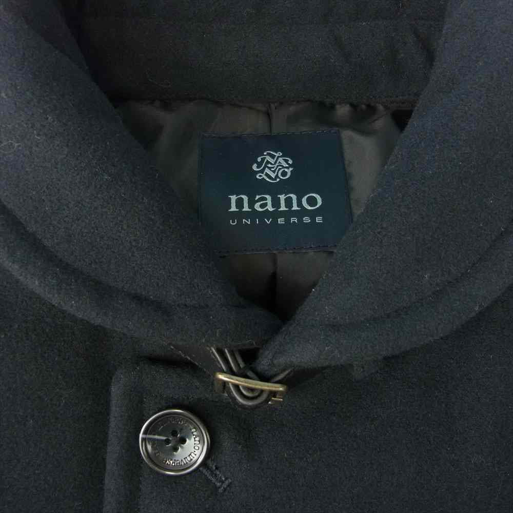nano universe ナノユニバース 丸襟 ウール メルトン ジャケット ダークネイビー系 M【中古】