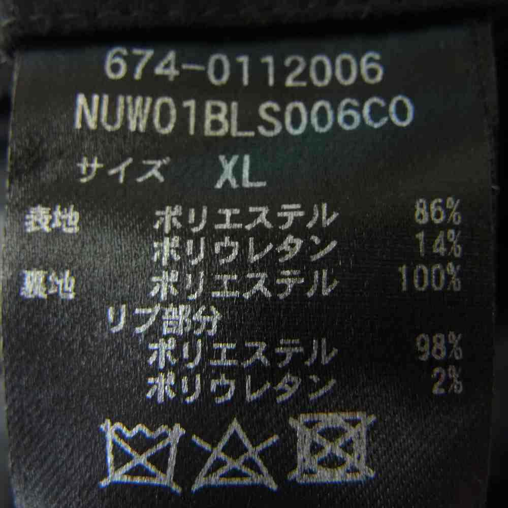 nano universe ナノユニバース ジップアップ ブルゾン ブラック系 XL【中古】