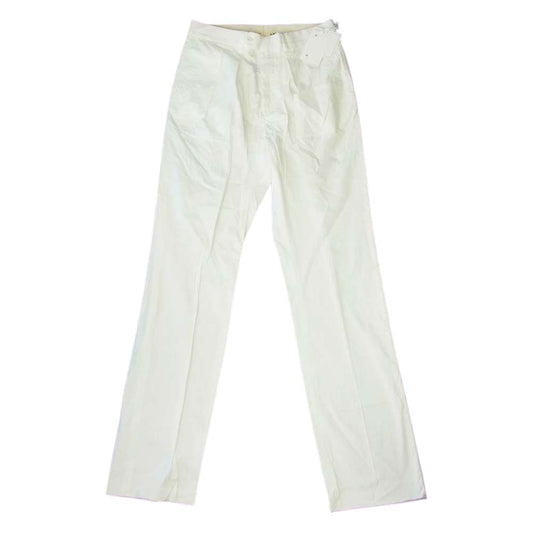 ニート SH-NEAT-001 NEAT FOR SH EXCLUSIVE TROUSERS 2タック コットン パンツ ホワイト系 46【中古】