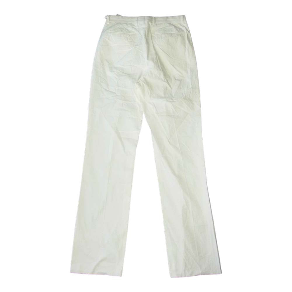 ニート SH-NEAT-001 NEAT FOR SH EXCLUSIVE TROUSERS 2タック コットン パンツ ホワイト系 46【中古】