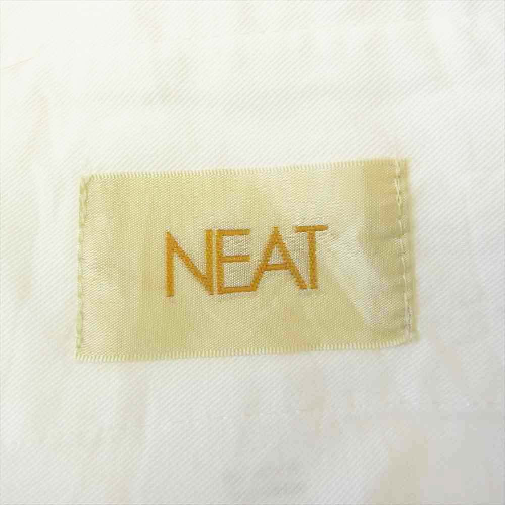 ニート SH-NEAT-001 NEAT FOR SH EXCLUSIVE TROUSERS 2タック コットン パンツ ホワイト系 46【中古】