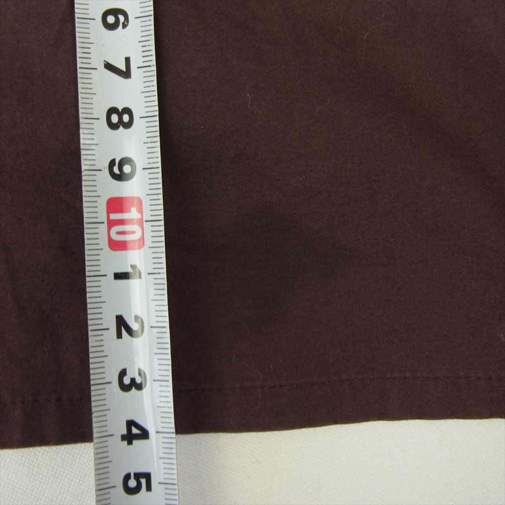 フーワット 5X SHIRT SHORT LENGTH LONG SLEEVE 5XL ビッグシルエット ショートレングス 長袖 シャツ エンジ系【中古】