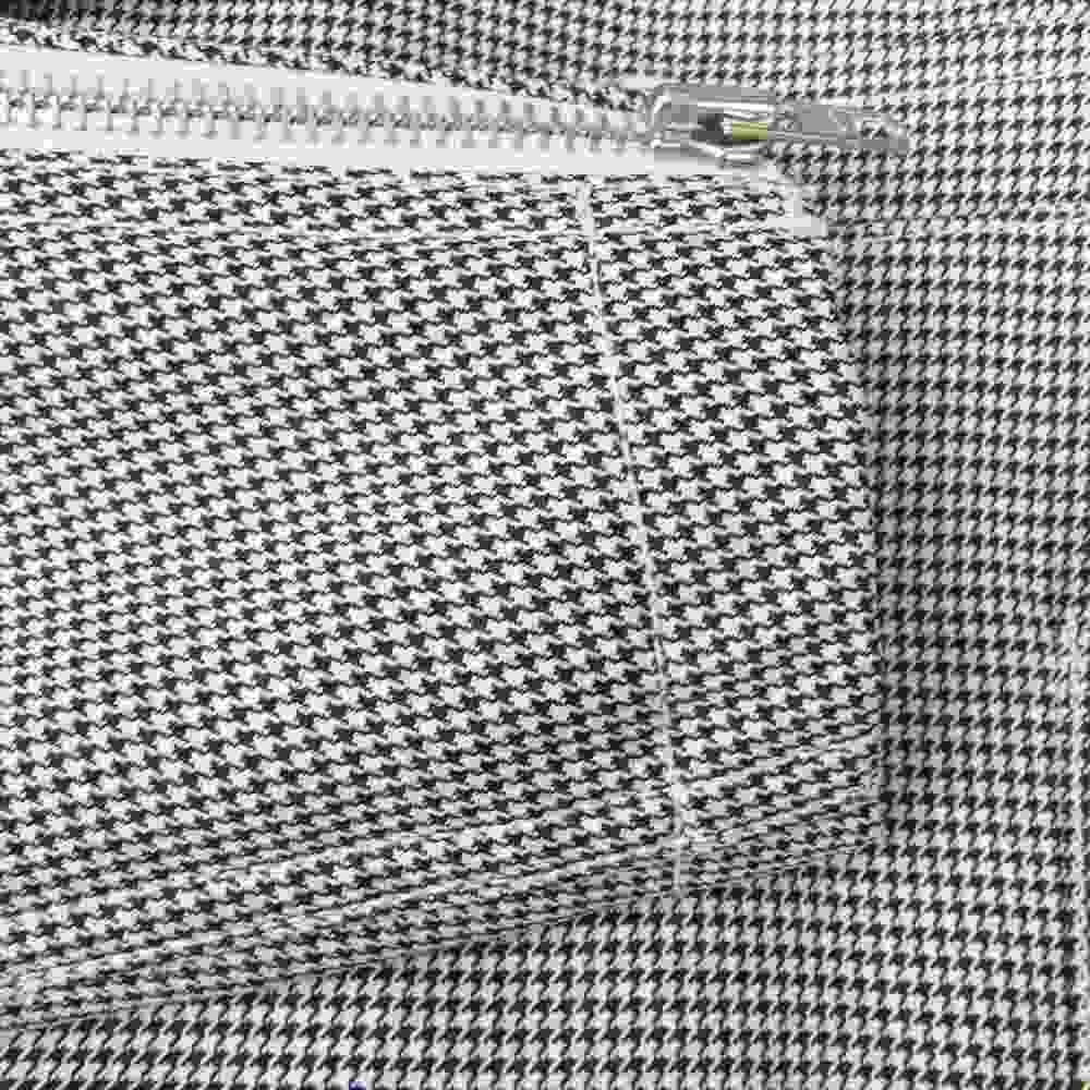 COMME des GARCONS コムデギャルソン HOMME PLUS オムプリュス AD2011 PI-J055 ハウンドトゥース ライダースジャケット ブラック系 ホワイト系 XS【中古】