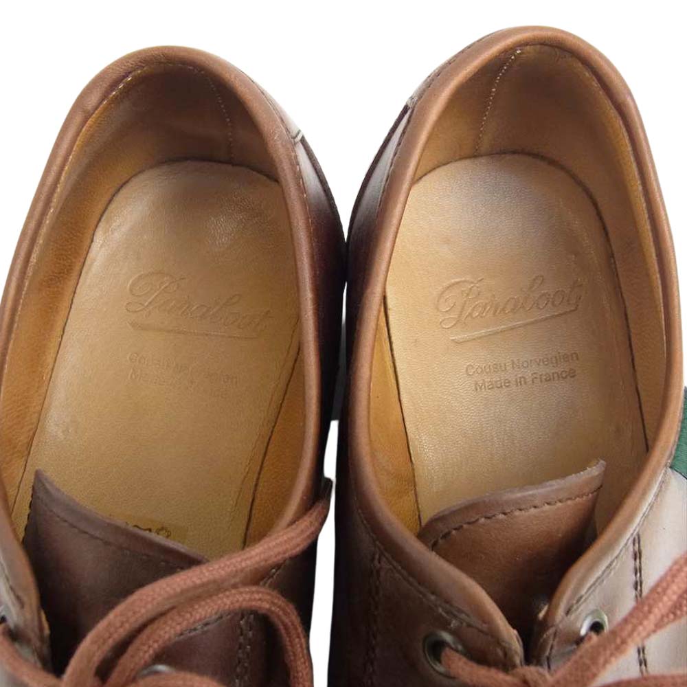Paraboot パラブーツ 702802 CASTEL Lis Marron プレーントゥ ブラウン系 8【中古】