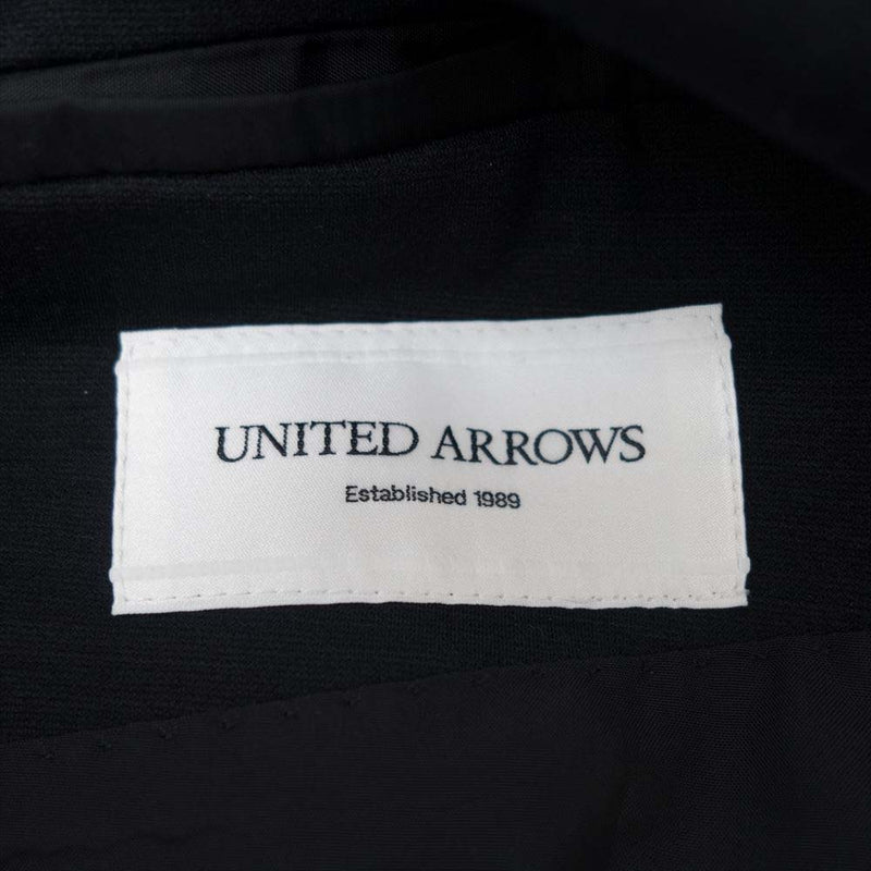 UNITED ARROWS ユナイテッドアローズ 1121-199-2470-0930 ミノテック 2B ジャケット ブラック系 S【新古品】【未使用】【中古】