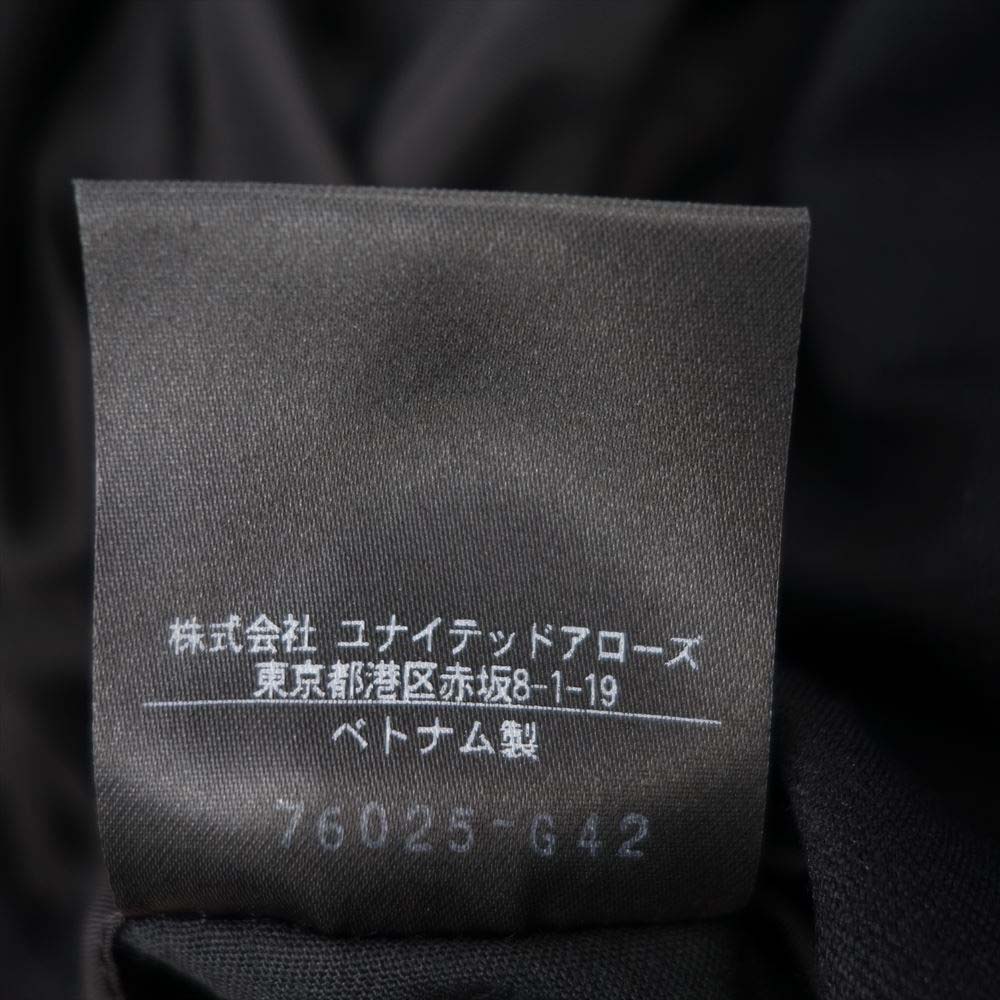 UNITED ARROWS ユナイテッドアローズ 1121-199-2470-0930 ミノテック 2B ジャケット ブラック系 S【新古品】【未使用】【中古】