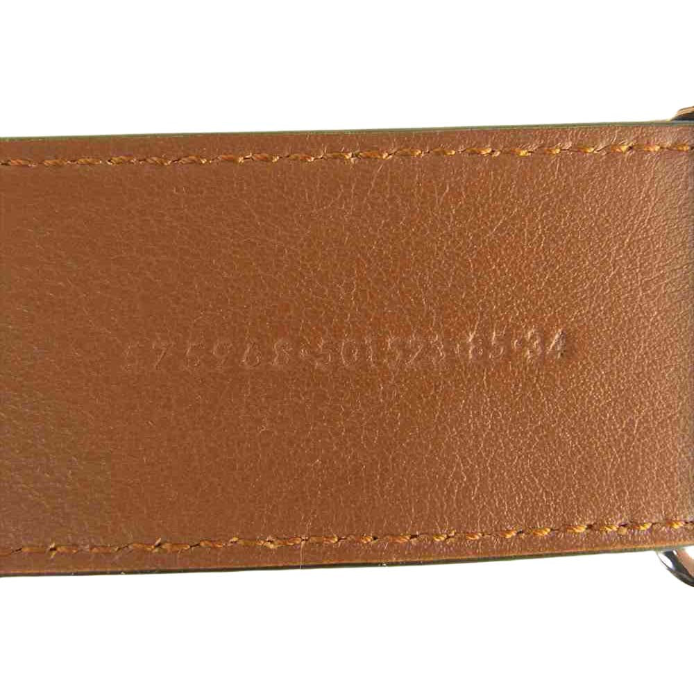 Alexander McQueen アレキサンダーマックイーン ナロー レザー ベルト  ブラック系【美品】【中古】