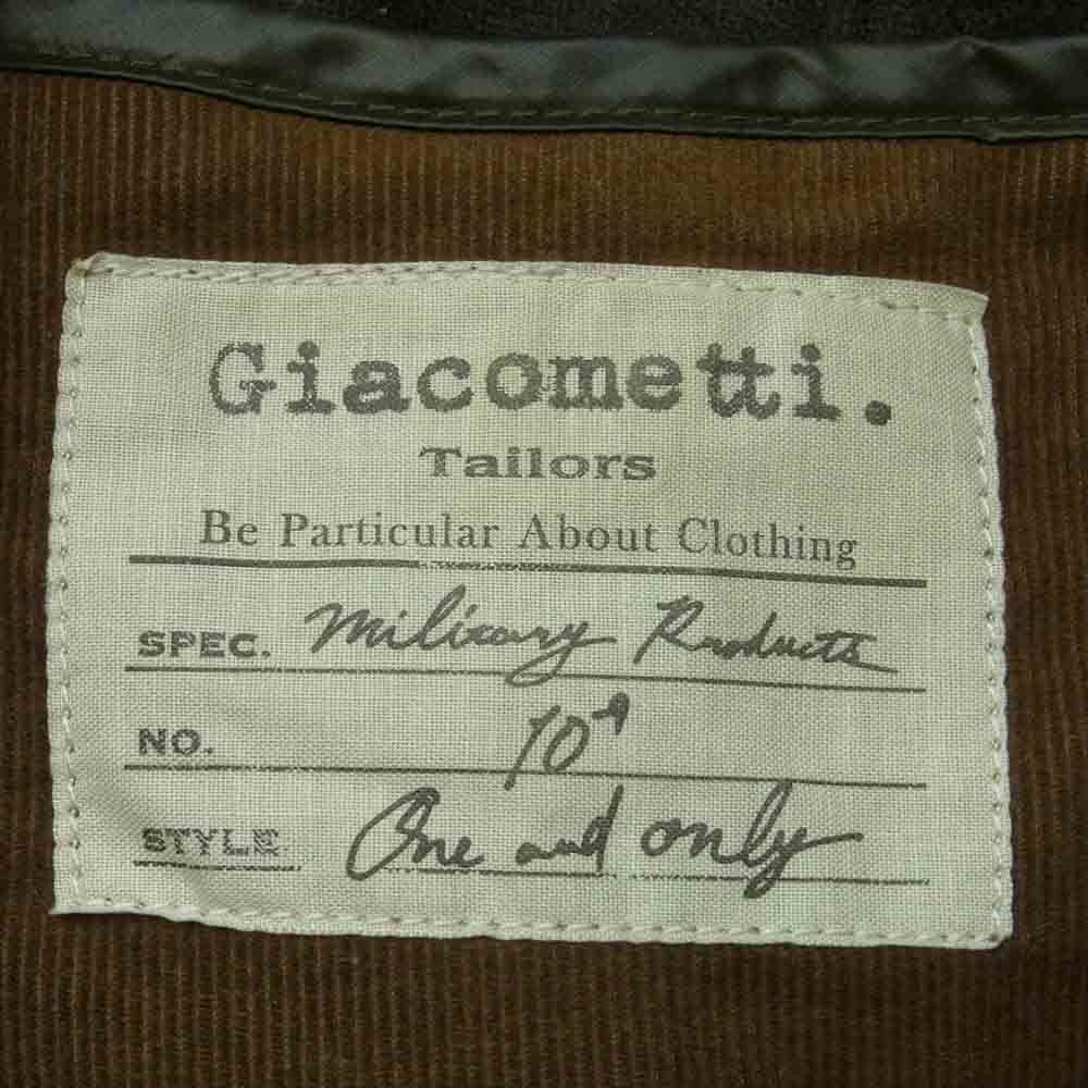 Giacometti. ジャコメッティ ライナー付き モッズコート コットン 中国製 カーキ系 S【中古】