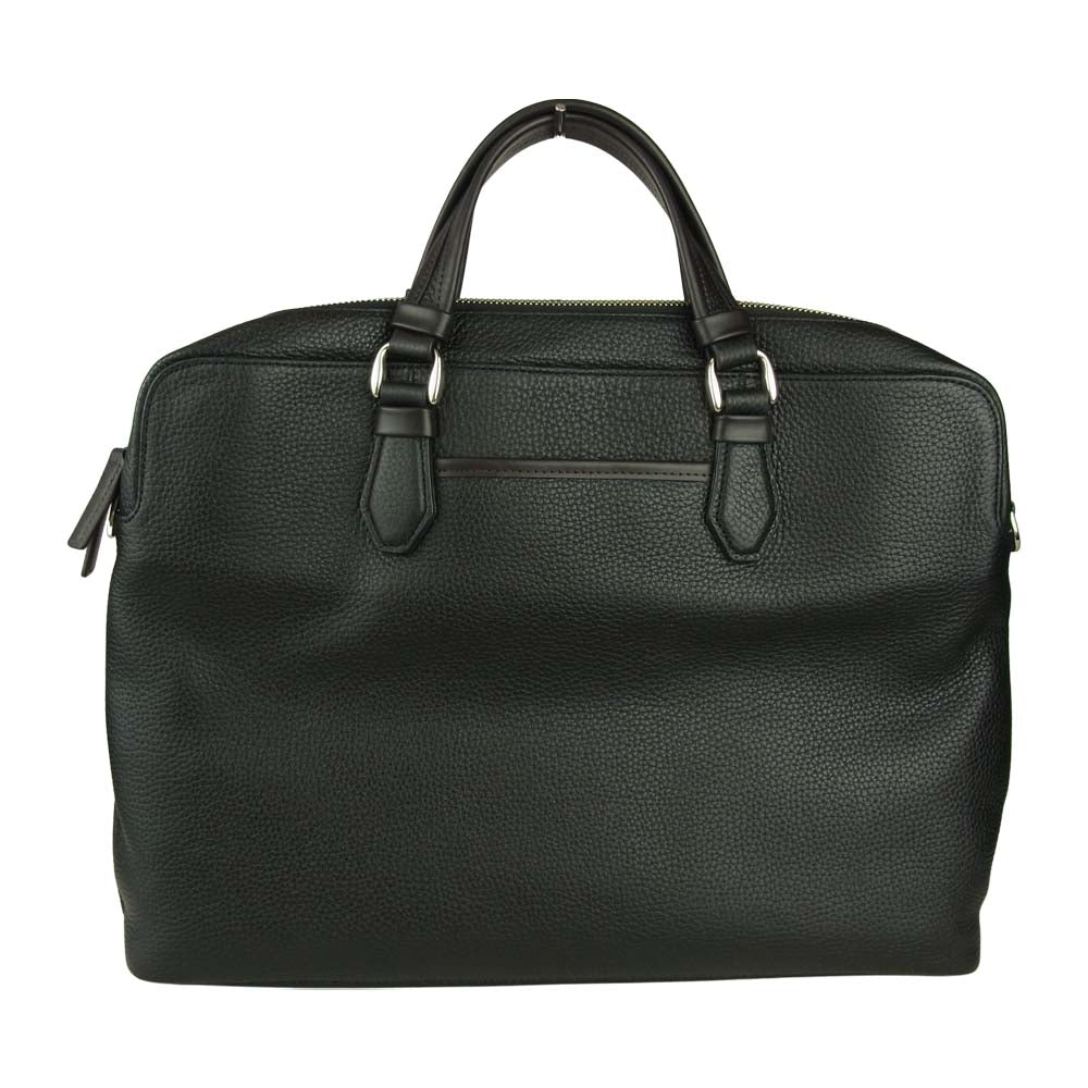 ファイブウッズ 2way ブリーフ ショルダー ビジネス トートバッグ ブラック系【中古】