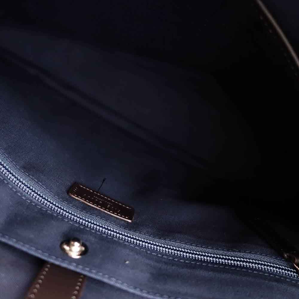 ファイブウッズ 2way ブリーフ ショルダー ビジネス トートバッグ ブラック系【中古】