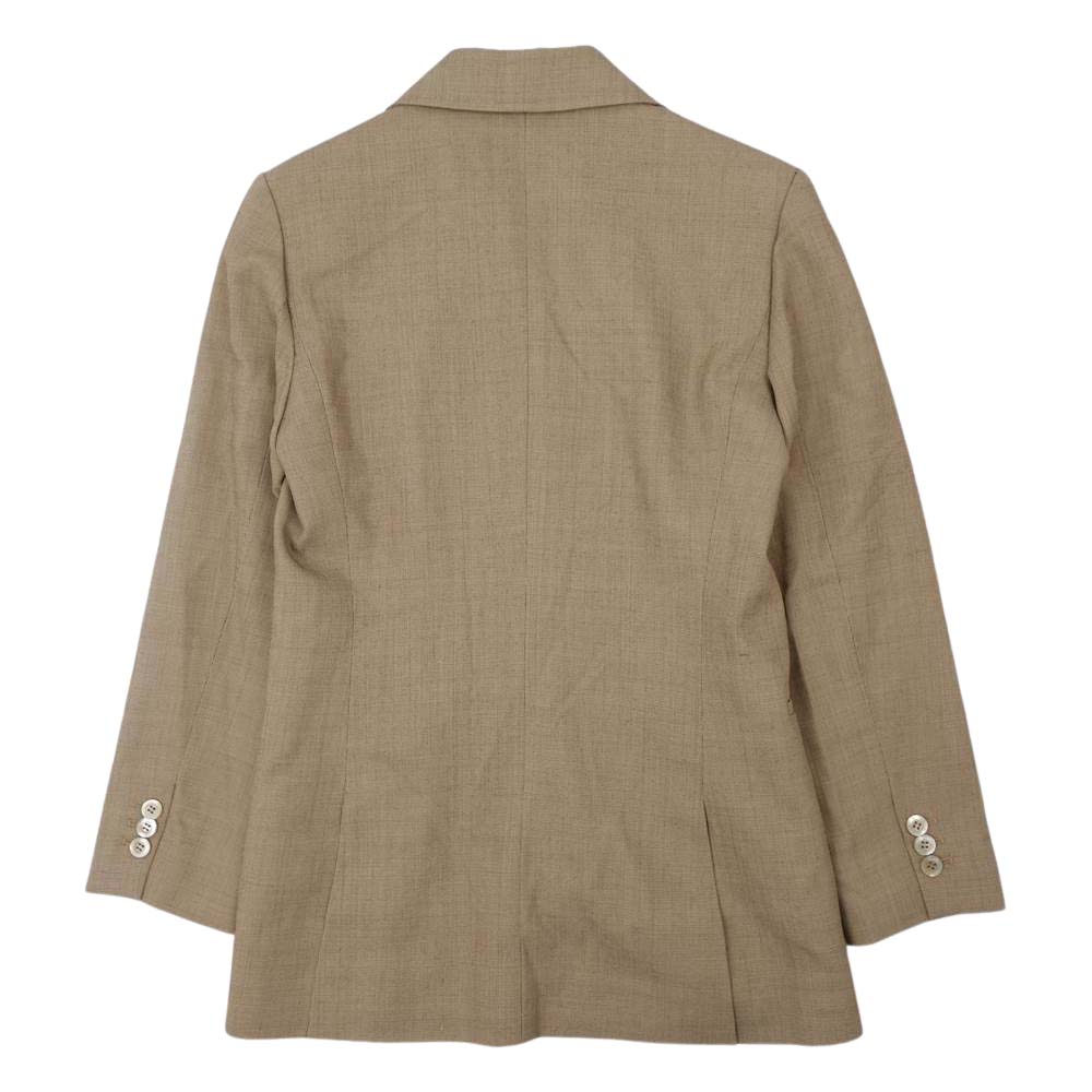 BALMAIN バルマン 国内正規品 フランス製 パンツスーツ セットアップ ライトブラウン系 40【中古】