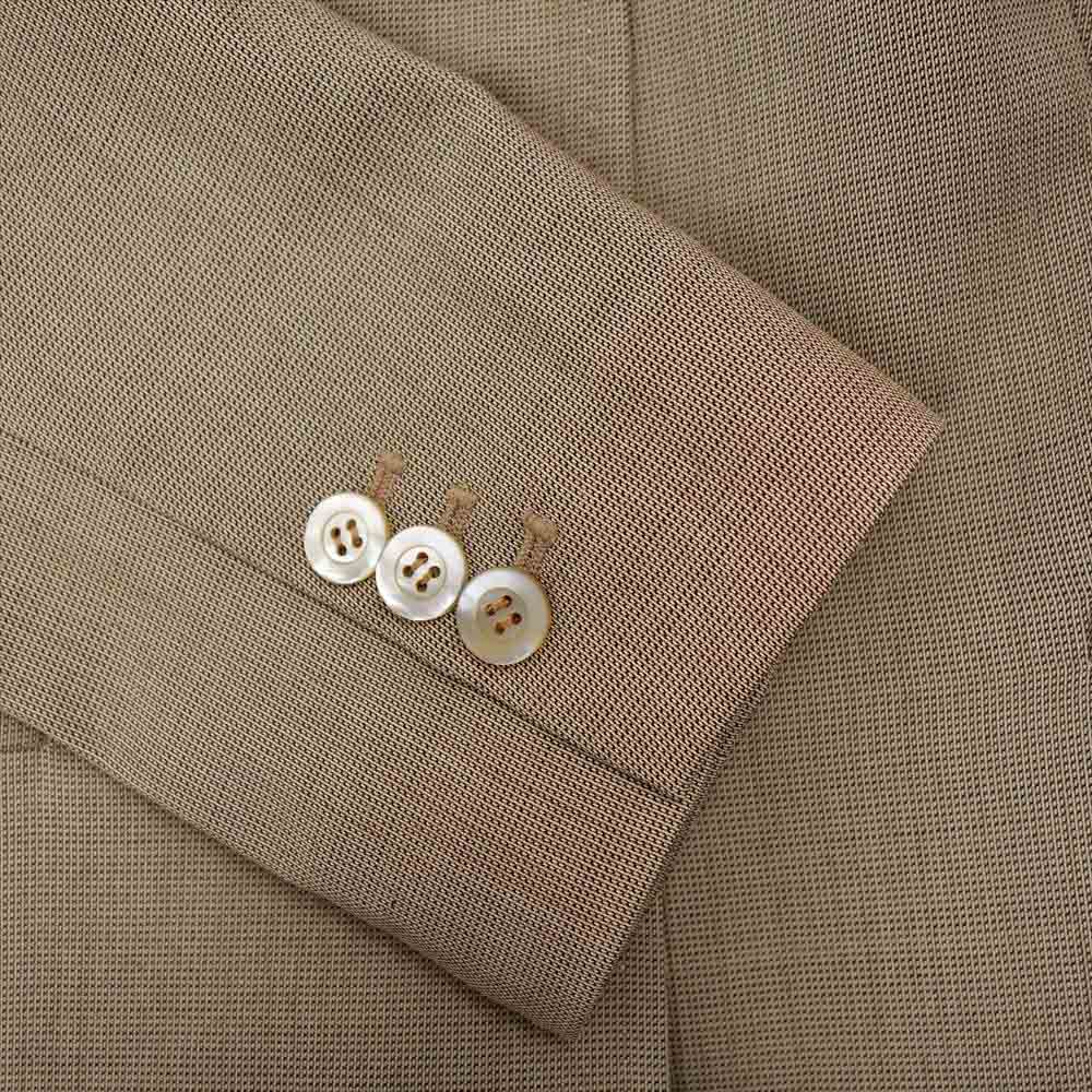 BALMAIN バルマン 国内正規品 フランス製 パンツスーツ セットアップ ライトブラウン系 40【中古】