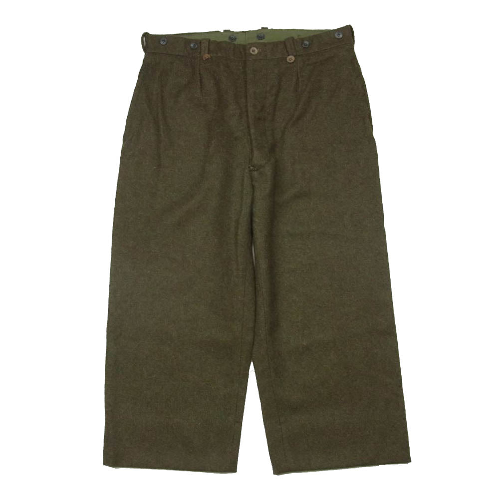 ARMEE SFH ヴィンテージ ミリタリー ウール パンツ カーキ系 27【中古】