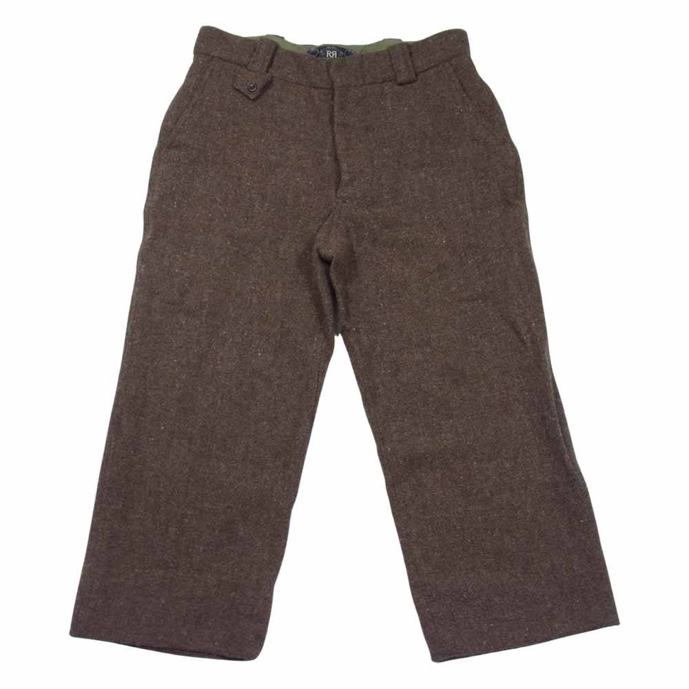 RRL ダブルアールエル サイドアジャスター付 ヘビー ウールパンツ ブラウン系 表記無し【中古】