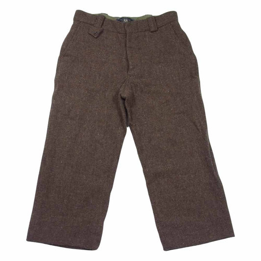 RRL ダブルアールエル サイドアジャスター付 ヘビー ウールパンツ ブラウン系 表記無し【中古】