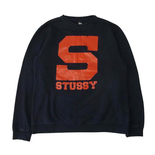 STUSSY ステューシー Sロゴ トレーナー スウェット ネイビー系 XXL【中古】
