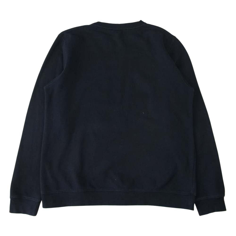 STUSSY ステューシー Sロゴ トレーナー スウェット ネイビー系 XXL【中古】