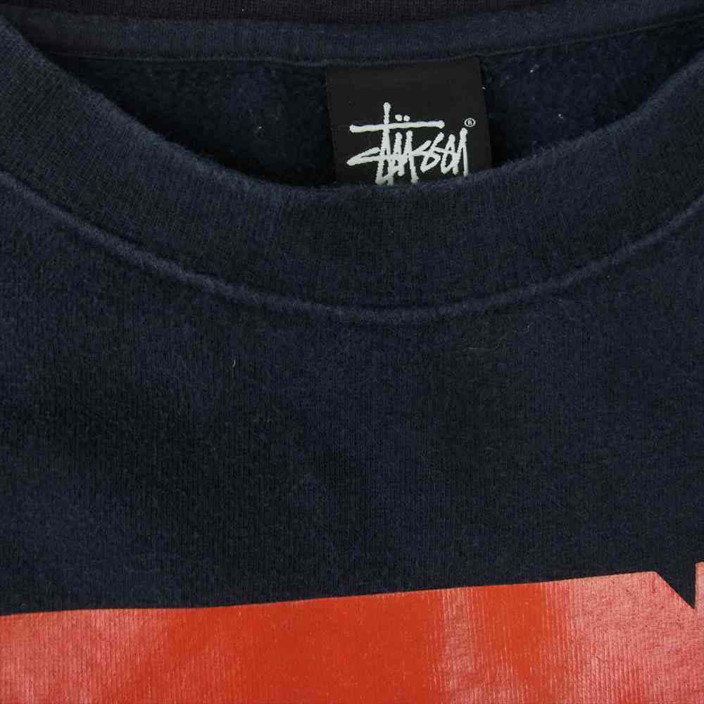 STUSSY ステューシー Sロゴ トレーナー スウェット ネイビー系 XXL【中古】