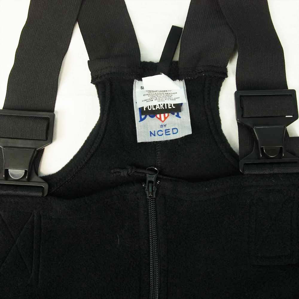 ユーエスアーミー POLARTEC ECWCS ライナー フリース オーバーオール ブラック系 37【中古】