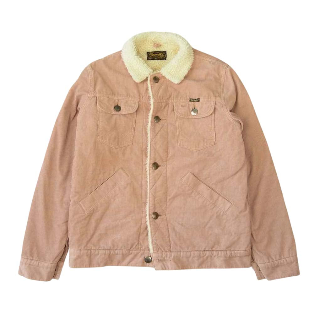 Wrangler ラングラー nano universe ナノユニバース 別注 Boa Ranch Jacket ボア コーデュロイ ランチ ジャケット ピンク系【中古】