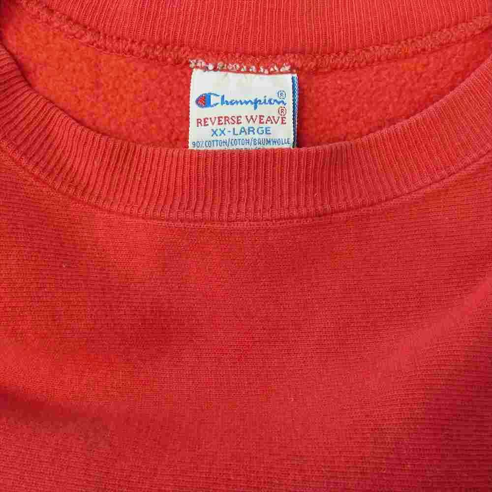 Champion チャンピオン 90s OHIO STATE UNIVERSITY カレッジロゴ リバースウィーブ スウェット トレーナー レッド系 XXL【中古】