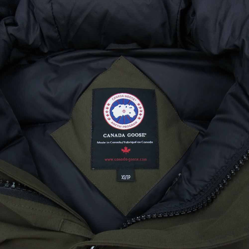 CANADA GOOSE カナダグース 3438JM 国内正規品 グリフィンタグ JASPAER PARKA ジャスパー パーカ ダウン ジャケット カーキ系 XS【中古】