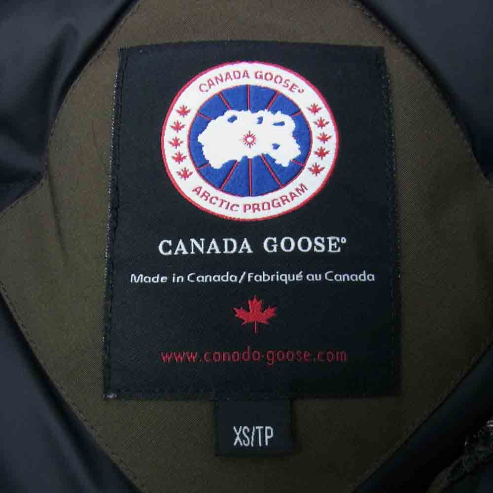 CANADA GOOSE カナダグース 3438JM 国内正規品 グリフィンタグ JASPAER PARKA ジャスパー パーカ ダウン ジャケット カーキ系 XS【中古】