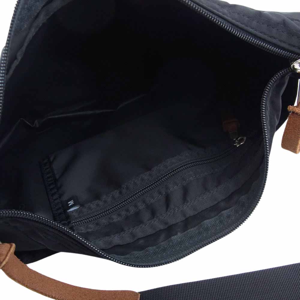 GREGORY グレゴリー サッチェル ショルダー バッグ ブラック系 M【中古】