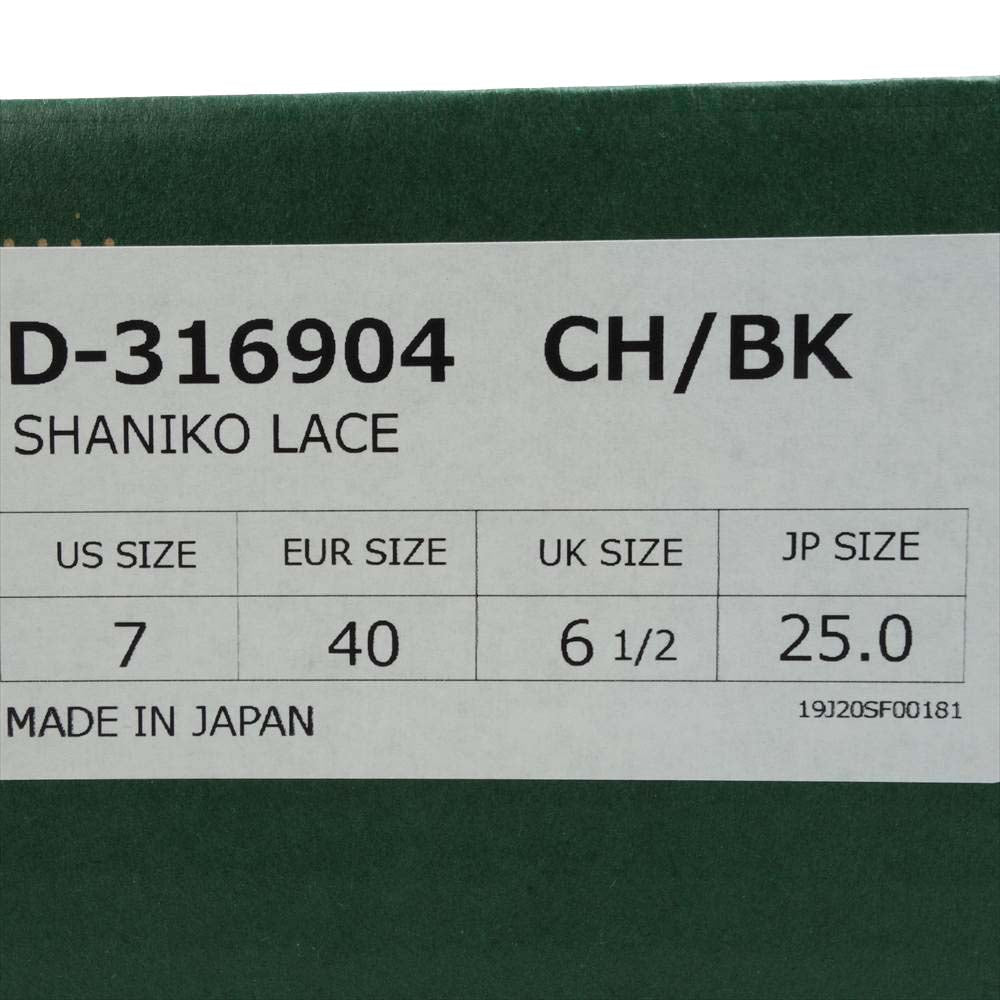 Danner ダナー D-316904 SHANIKO LACE シャニコ レース レザー シューズ ブラック系 7【中古】