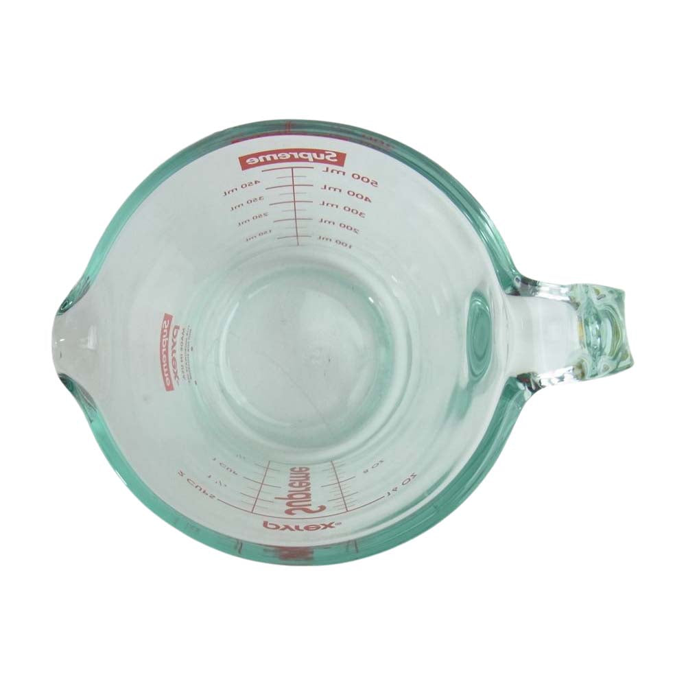 Supreme シュプリーム 19AW × Pyrex パイレックス 2-Cup Measuring Cup メジャーリング 計量 カップ クリア系【極上美品】【中古】