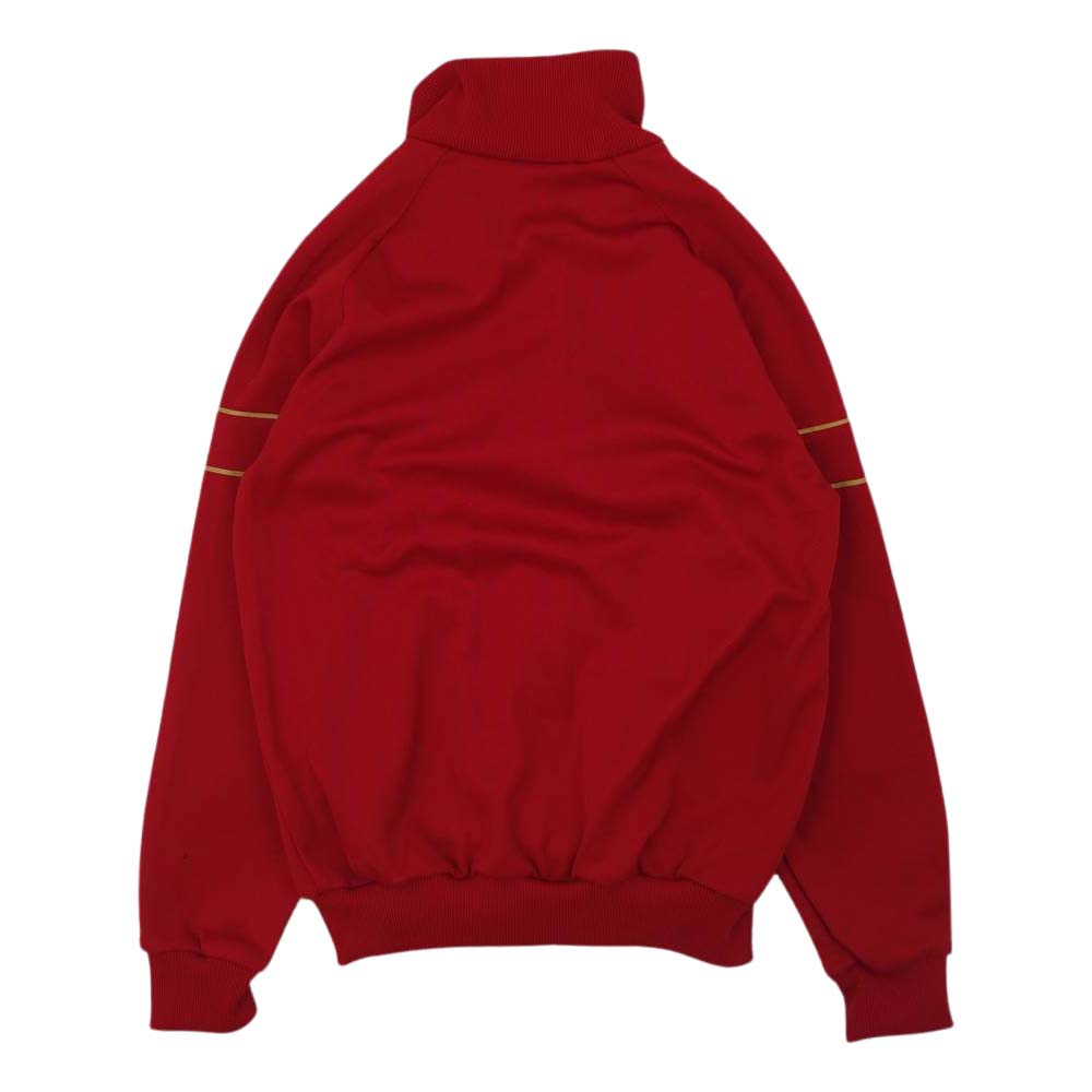 adidas アディダス TAD-7T デサント製 70s ヴィンテージ 西ドイツ TECHNO テクノ トラック ジャケット パンツ ジャージ セットアップ レッド系【中古】