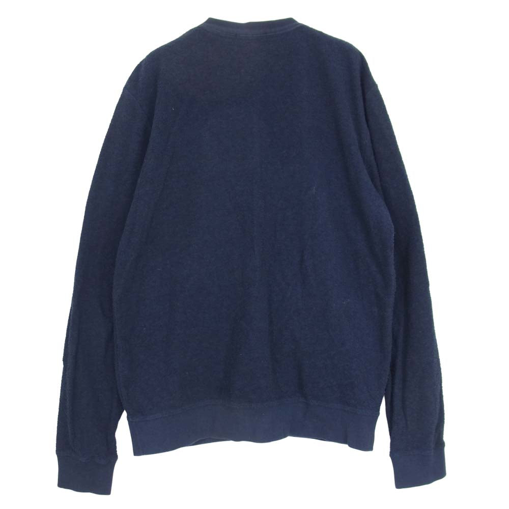 A.P.C. アーペーセー パイルコットン カーディガン ネイビー系 XS【中古】