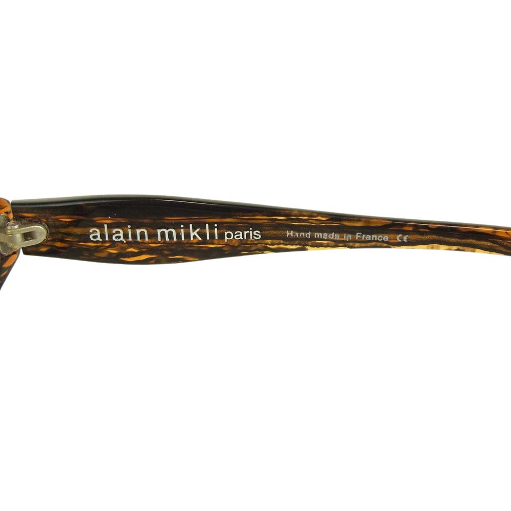 alain mikli アランミクリ 2182 カラーレンズ メガネ サングラス ブラウン系【中古】