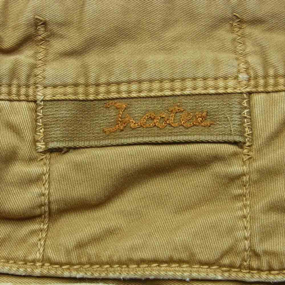 INCOTEX インコテックス 314X0 国内正規品 ウォッシュ加工 ストレッチ コットン チノ パンツ HIGH COMFORT ルーマニア製 ベージュ系【中古】