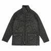 Barbour バブアー ポーラキルト ジャケット 裏フリース キルティング ジャケット ブラック系 36【中古】