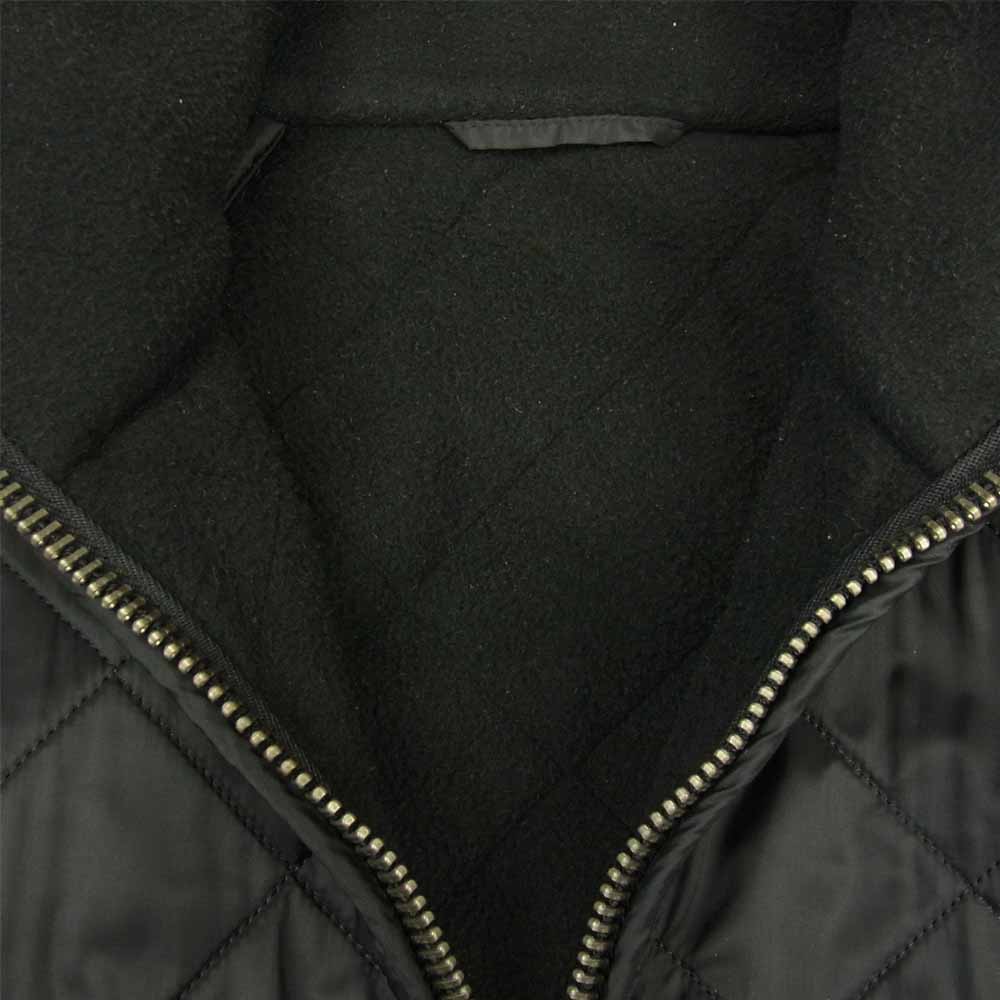Barbour バブアー ポーラキルト ジャケット 裏フリース キルティング ジャケット ブラック系 36【中古】