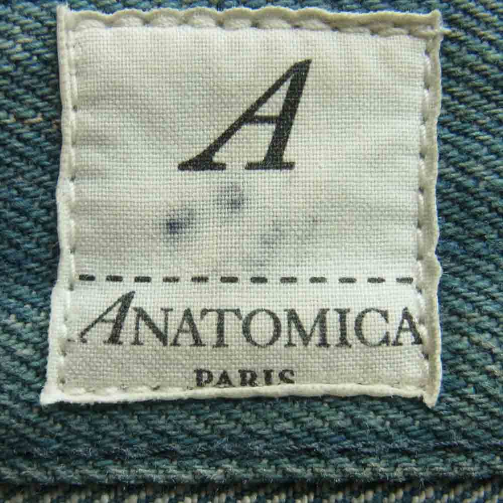 ANATOMICA アナトミカ 530-000-03 618 SLIM FIT スリムフィット デニム パンツ コットン インディゴブルー系【中古】