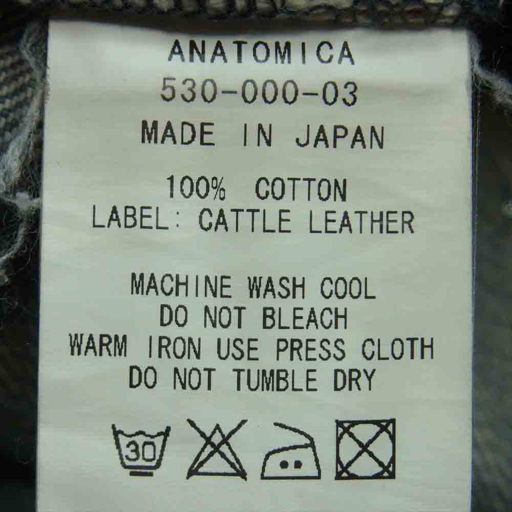 ANATOMICA アナトミカ 530-000-03 618 SLIM FIT スリムフィット デニム パンツ コットン インディゴブルー系【中古】