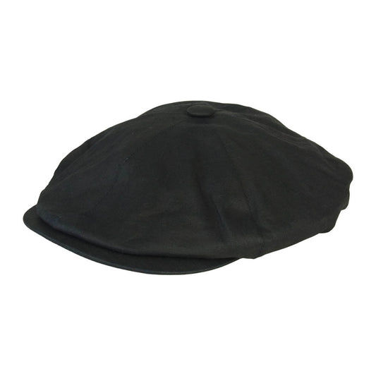 ANATOMICA アナトミカ JONATHAN RICHARD ジョナサンリチャード NEWS BOY CAP IRISH LINEN アイリッシュリネン ニューボーイキャップ キャスケット ブラック系 L【美品】【中古】
