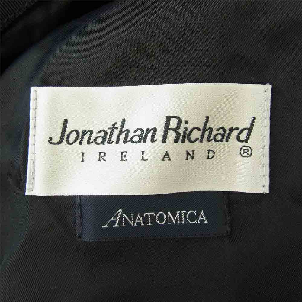 ANATOMICA アナトミカ JONATHAN RICHARD ジョナサンリチャード NEWS BOY CAP IRISH LINEN アイリッシュリネン ニューボーイキャップ キャスケット ブラック系 L【美品】【中古】