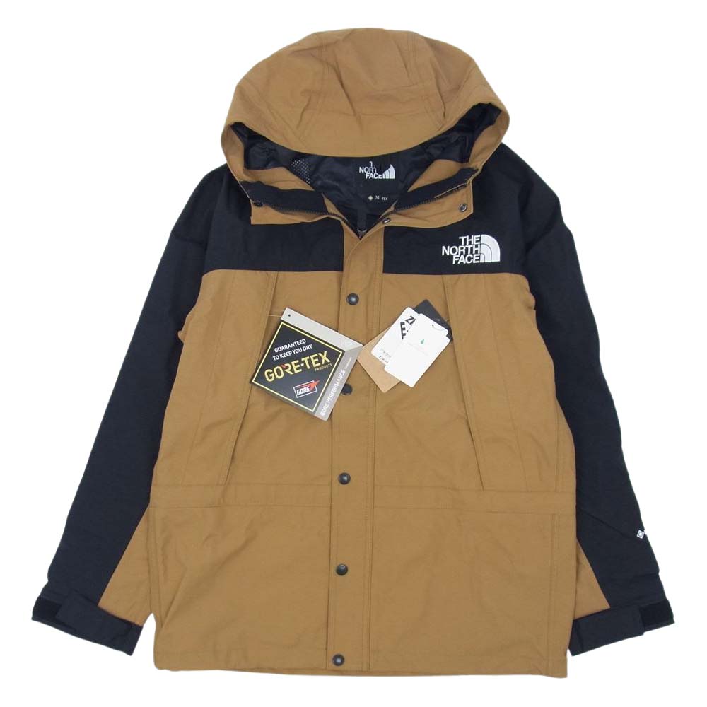 THE NORTH FACE ノースフェイス NP11834 MOUNTAIN LIGHT JACKET マウンテン ライト ジャケット GORE-TEX ゴアテックス  ブラウン系 ブラック系 M【新古品】【未使用】【中古】
