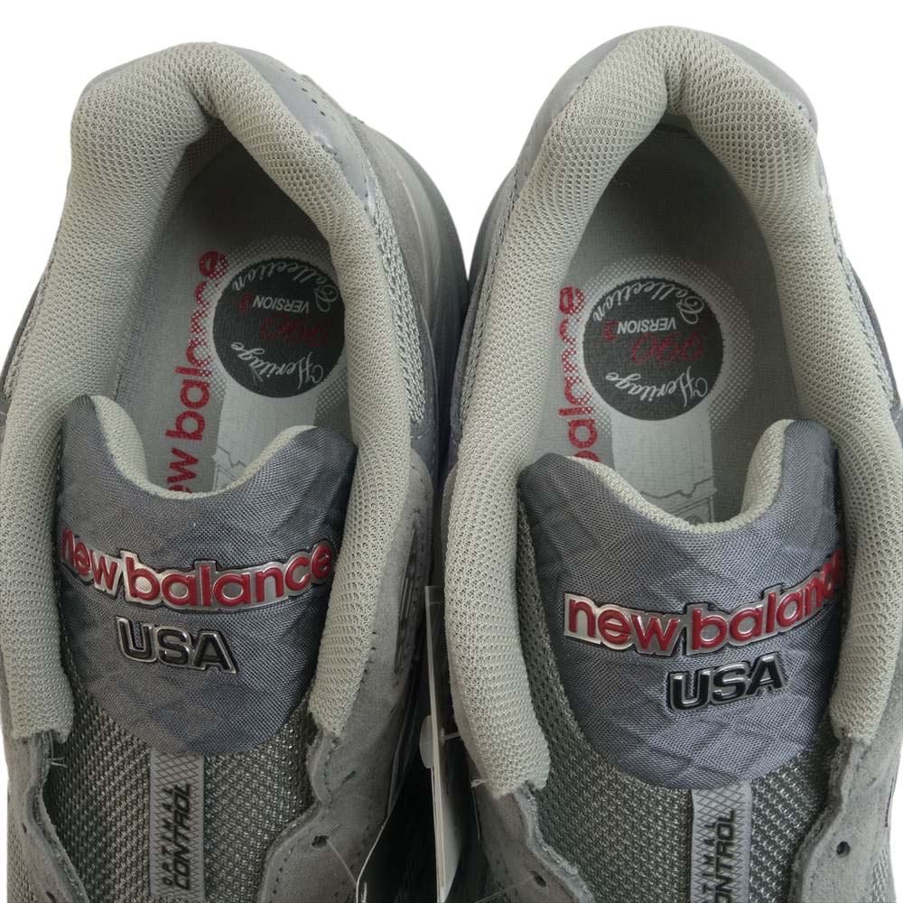 NEW BALANCE ニューバランス M990GY3 スニーカー グレー系 26.5cm【新古品】【未使用】【中古】