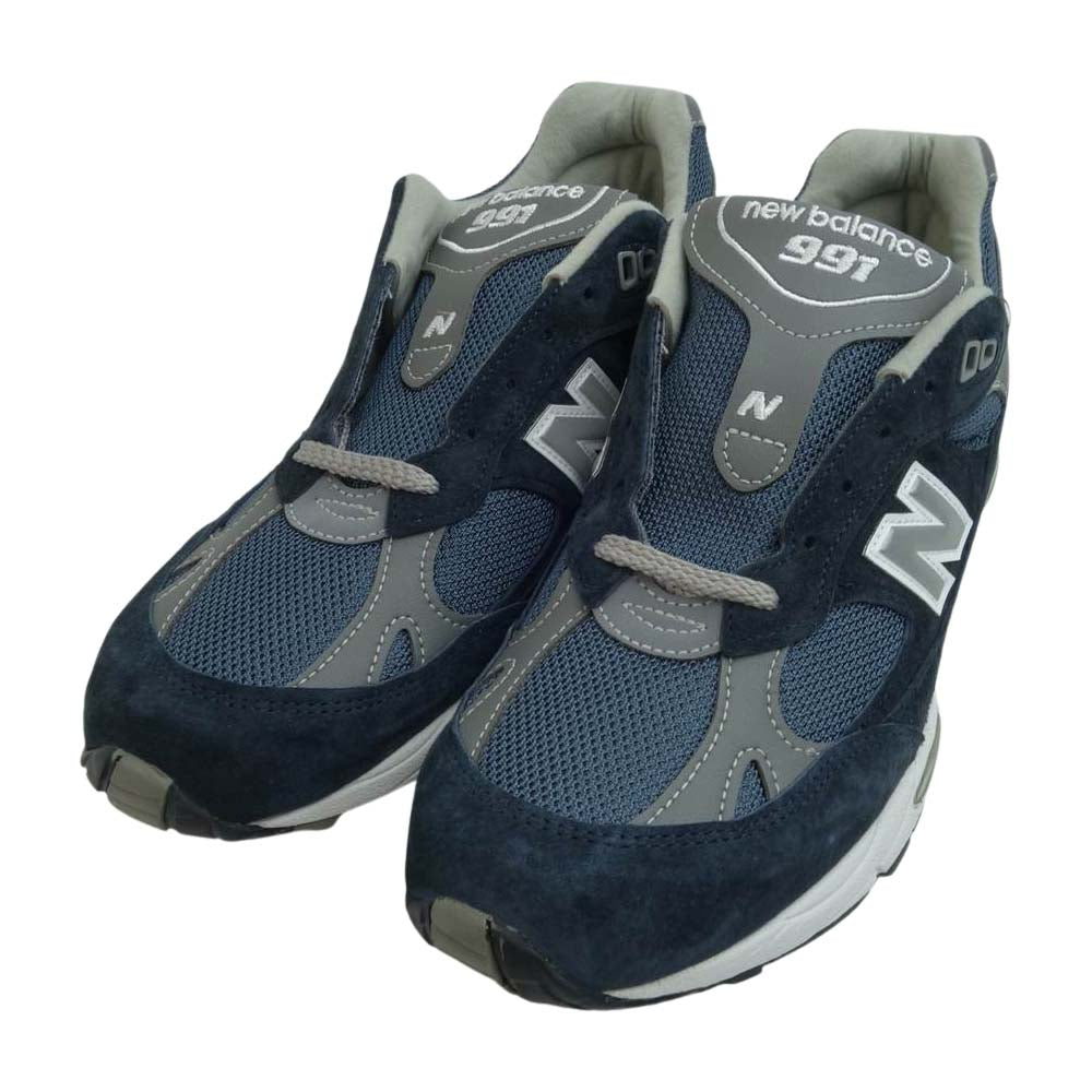 NEW BALANCE ニューバランス M991NV スニーカー ネイビー系 8.2/1【新古品】【未使用】【中古】