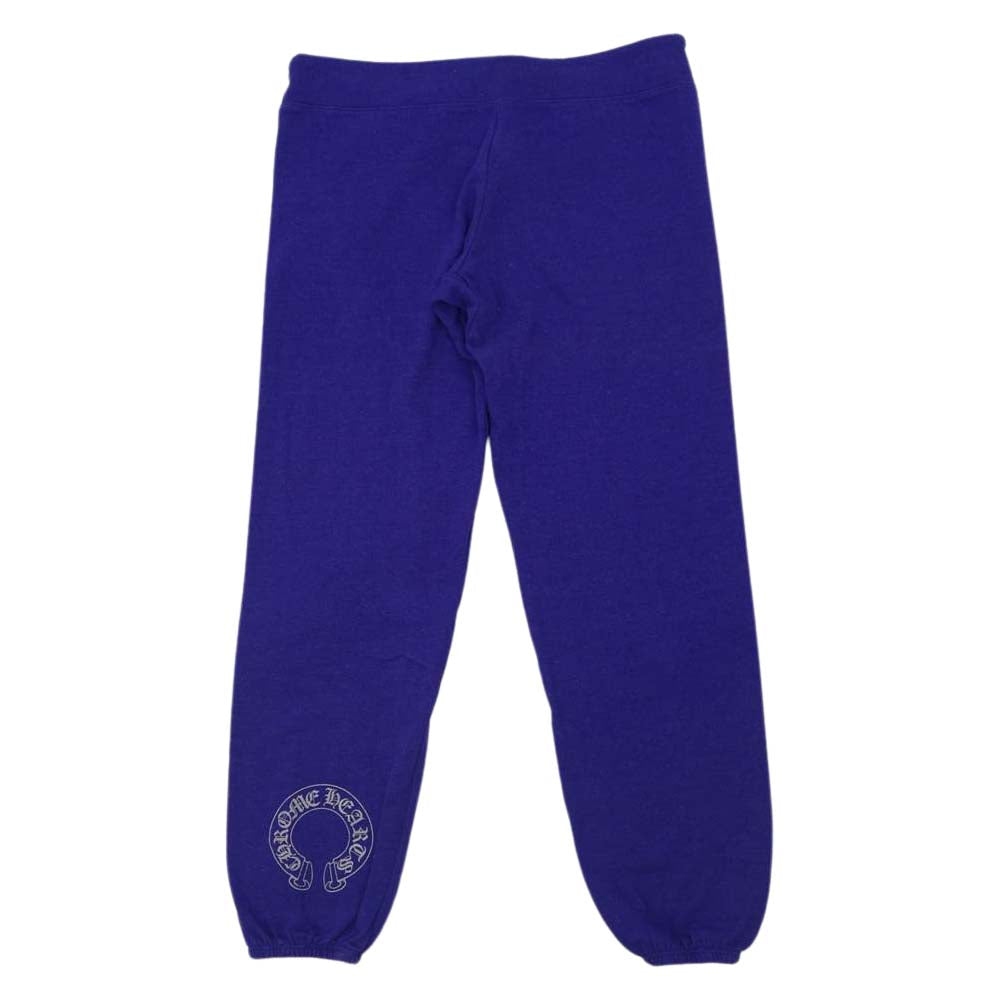 CHROME HEARTS クロムハーツ（原本無） ホースシュー プリント スウェット パンツ パープル系 S【中古】