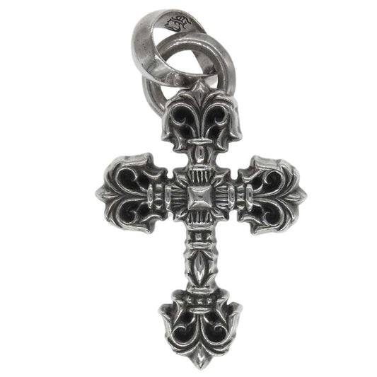 CHROME HEARTS クロムハーツ（原本無） FILIG CROSS W/BALE XS フィリグリー クロス ベイル ペンダント トップ シルバー系【中古】