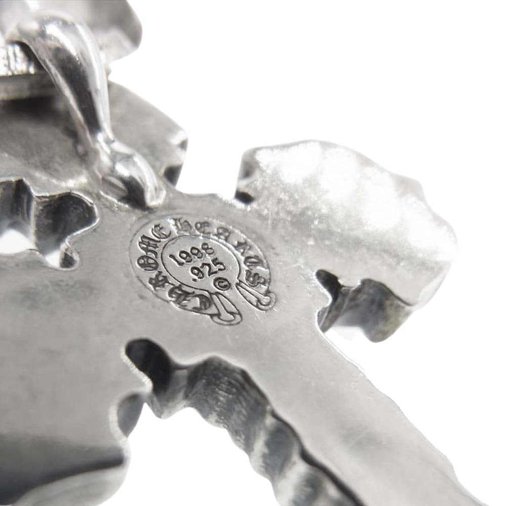 CHROME HEARTS クロムハーツ（原本無） FILIG CROSS W/BALE XS フィリグリー クロス ベイル ペンダント トップ シルバー系【中古】