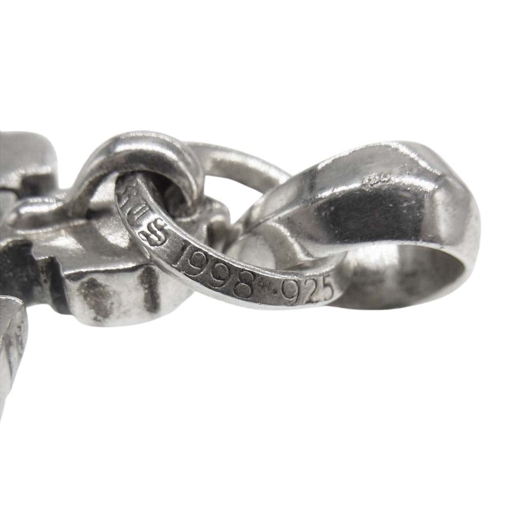 CHROME HEARTS クロムハーツ（原本無） FILIG CROSS W/BALE XS フィリグリー クロス ベイル ペンダント トップ シルバー系【中古】