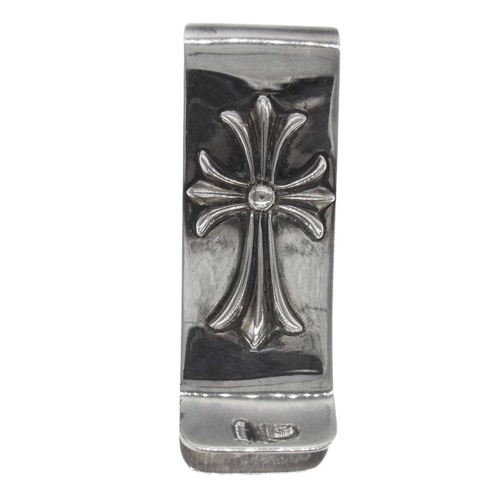 CHROME HEARTS クロムハーツ（原本有） MNY CLIP CRS CH クロス マネー クリップ シルバー系【中古】