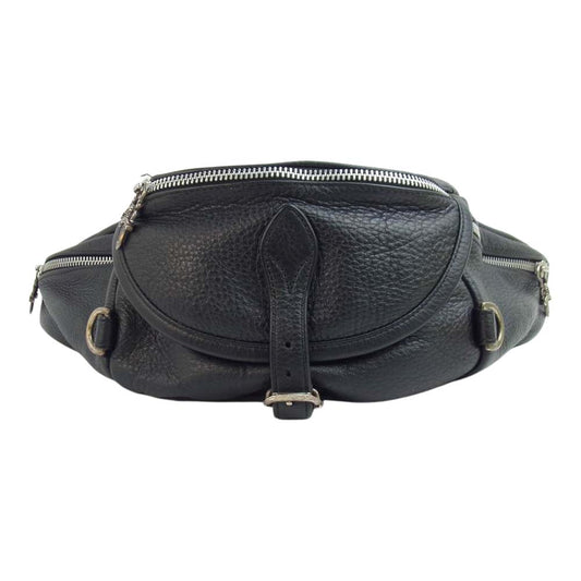 CHROME HEARTS クロムハーツ（原本有） SNAT PACK スナットパック レザー ショルダーバッグ【中古】