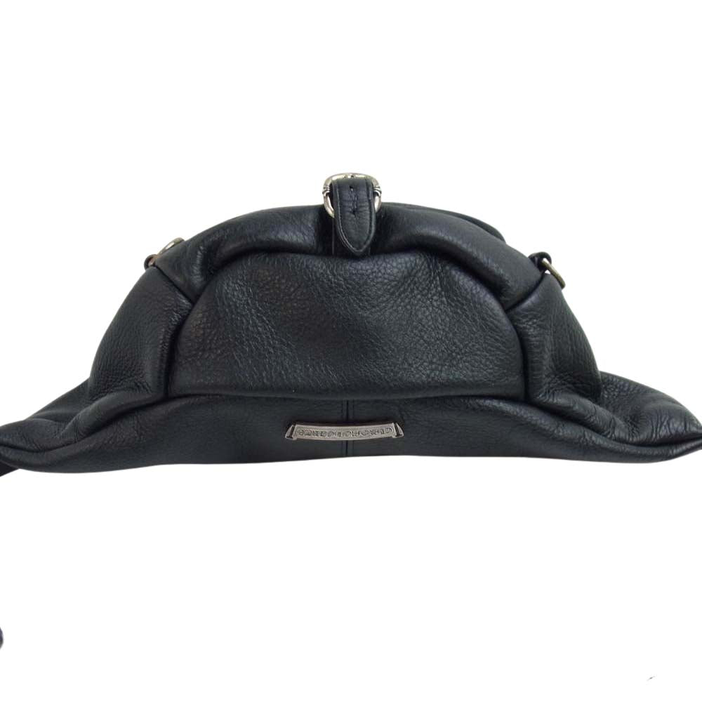 CHROME HEARTS クロムハーツ（原本有） SNAT PACK スナットパック レザー ショルダーバッグ【中古】